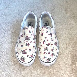 Vans - Floral and Nude - Woman’s 8.5